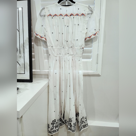 Free People Real Romance Embroidered Dress Top - Picture 3 of 6